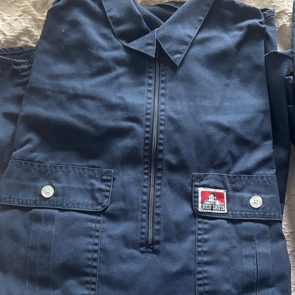 Ben Davis Men's Casual Shirts - Navy, Light Blue, Striped - Picture 8 of 9